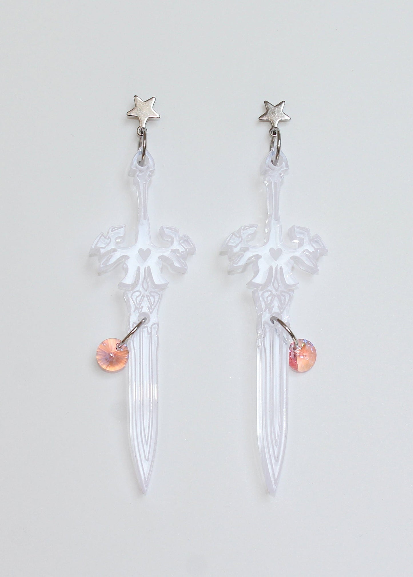 Pale Star Sword Earrings-Emma Pryde-APOC STORE