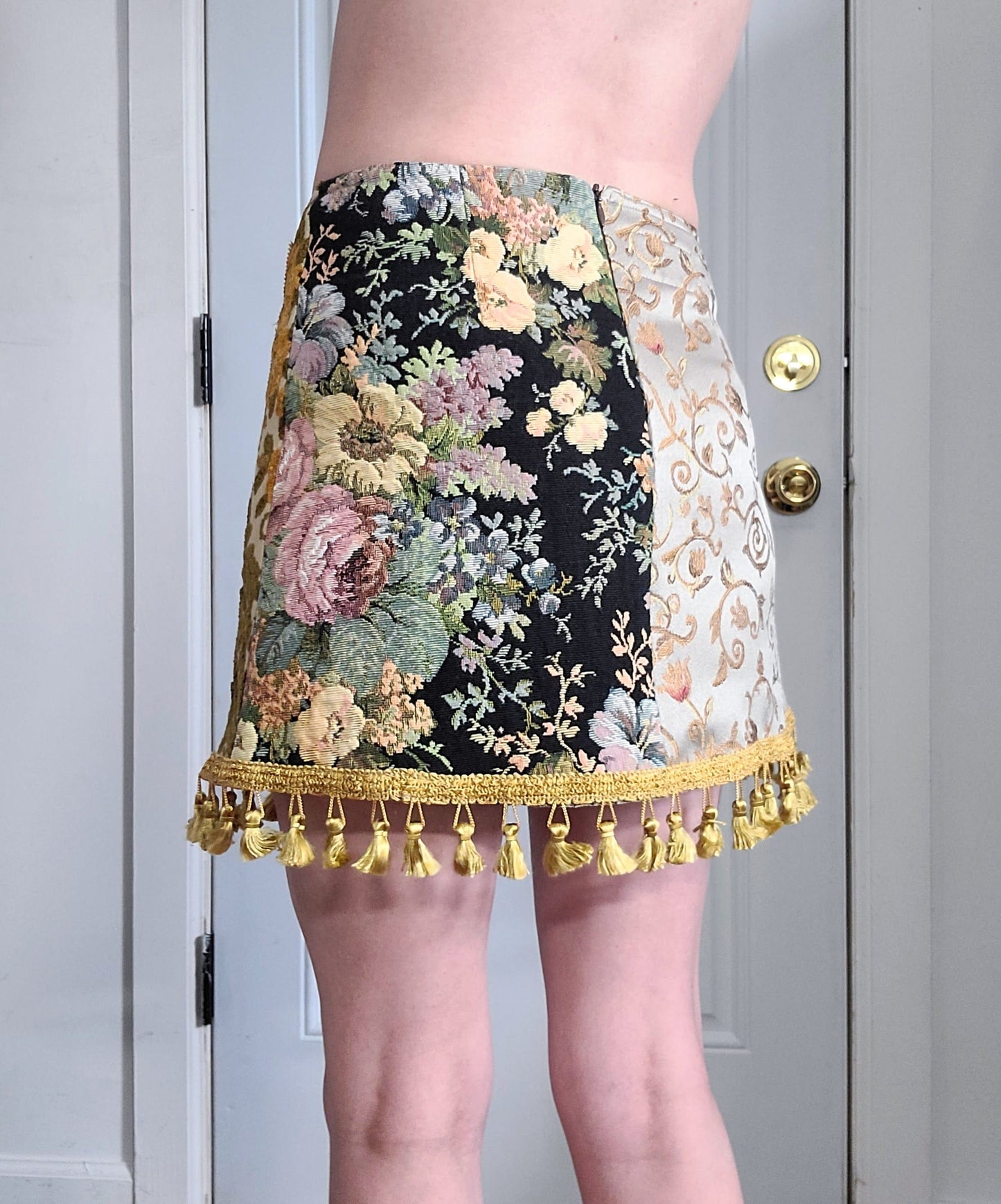 Needlepoint Portrait Skirt-Kristin Mallison-APOC STORE
