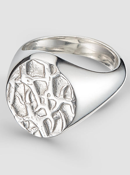 Cracked Melon Signet Ring – APOC STORE