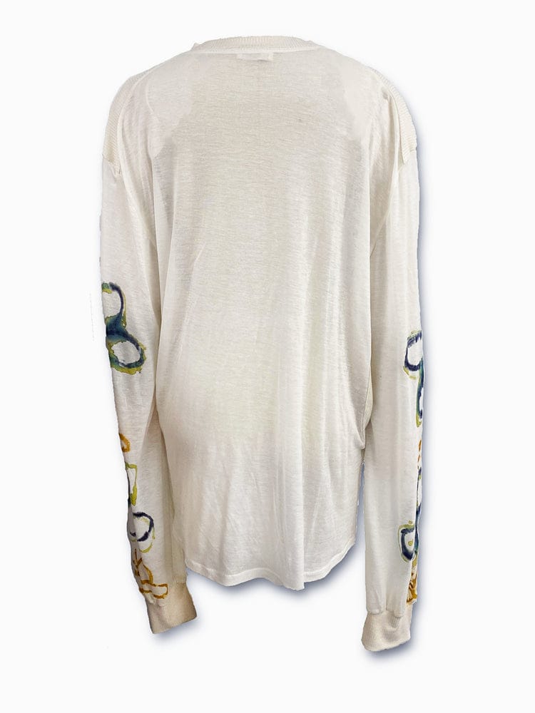 Daisy Long Sleeve Tee-Olivia Rubens-APOC STORE