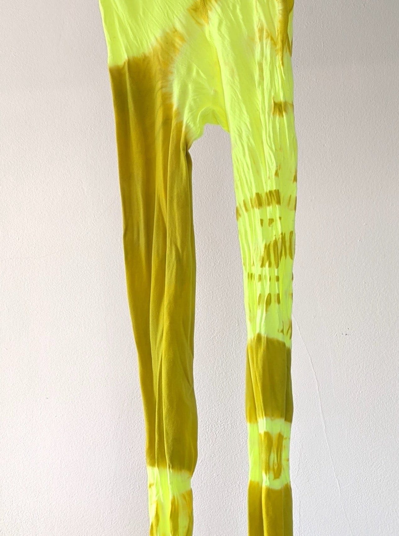Hand Dyed Tights Yellow-Celia Calderón Asensio-APOC STORE