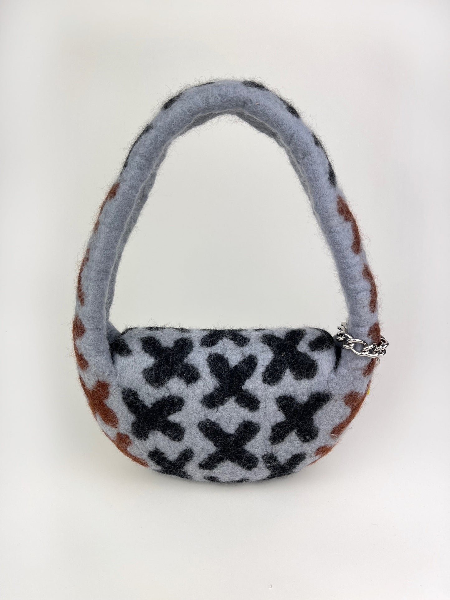 Grey Saddle Kisses Bag-Carboot-APOC STORE