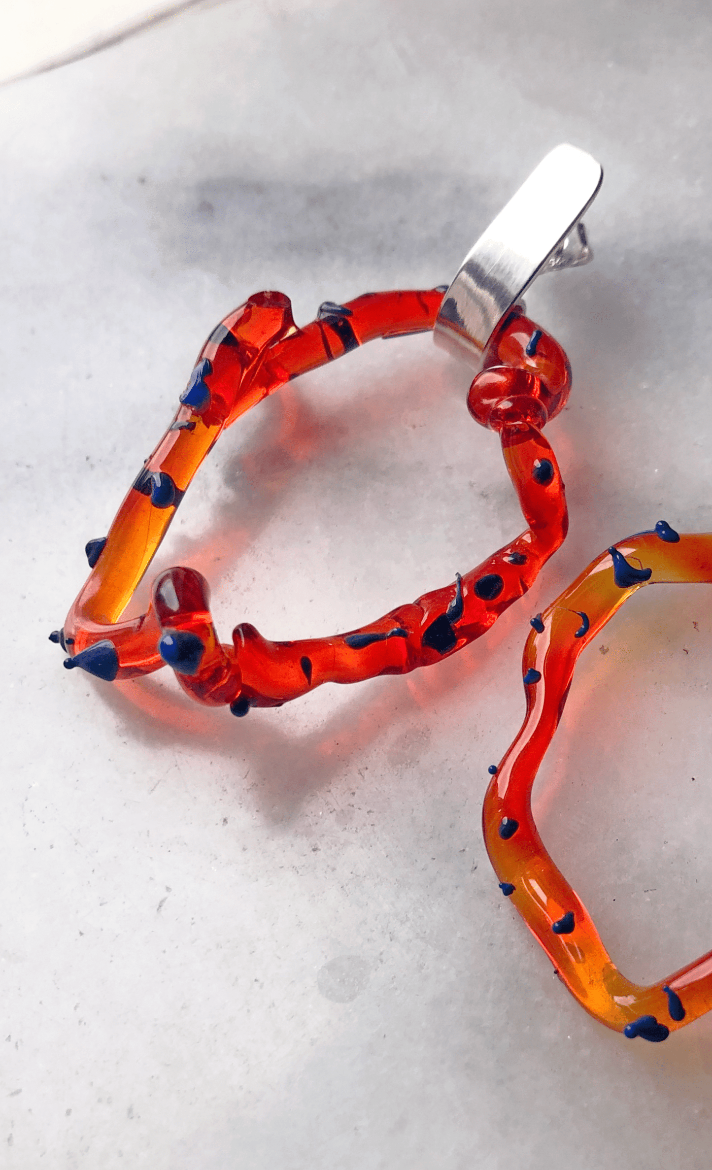 Orange Umbriel Earrings-ISA Collection-APOC STORE