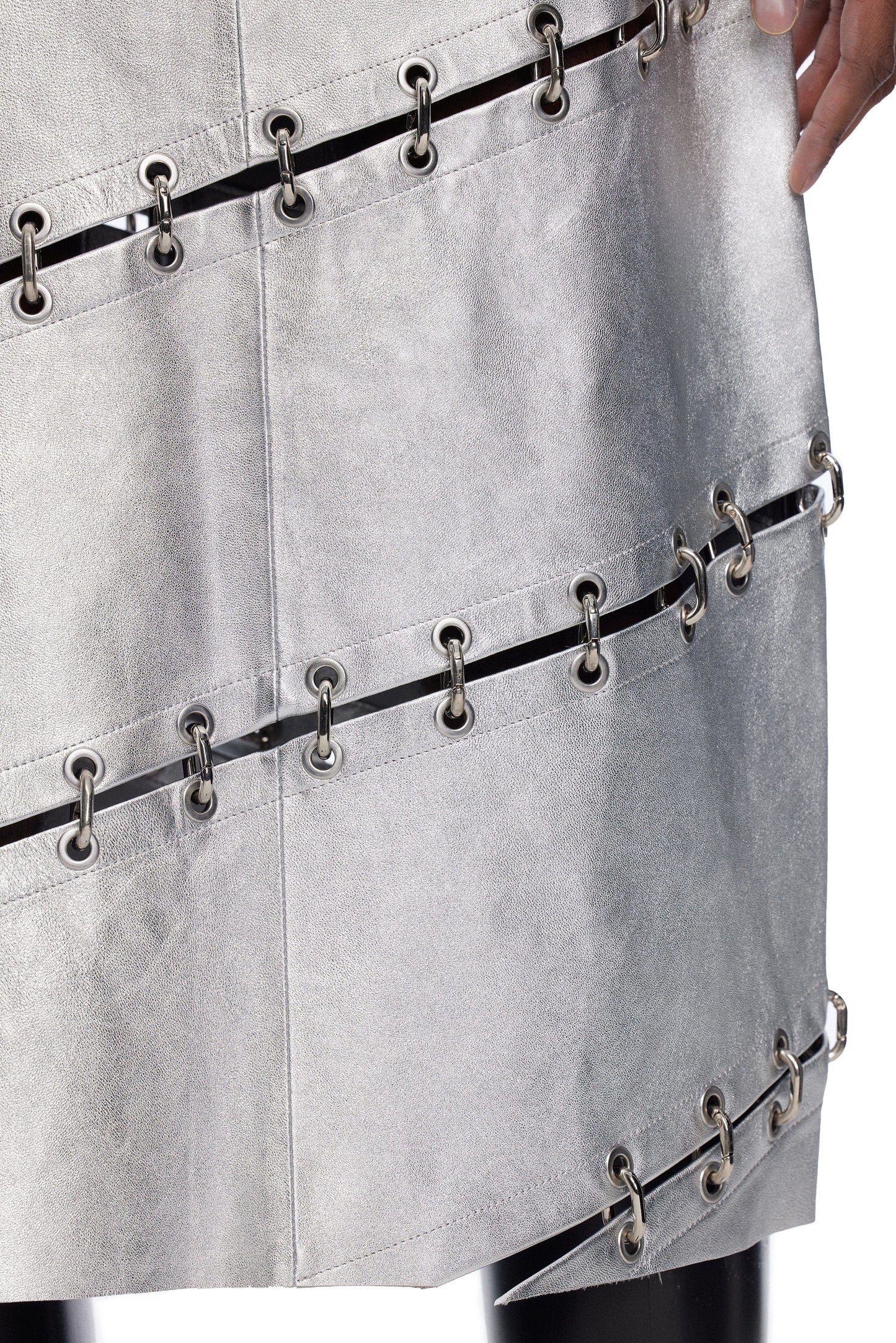 Chainlock Pencil Skirt-XIMONLEE-APOC STORE