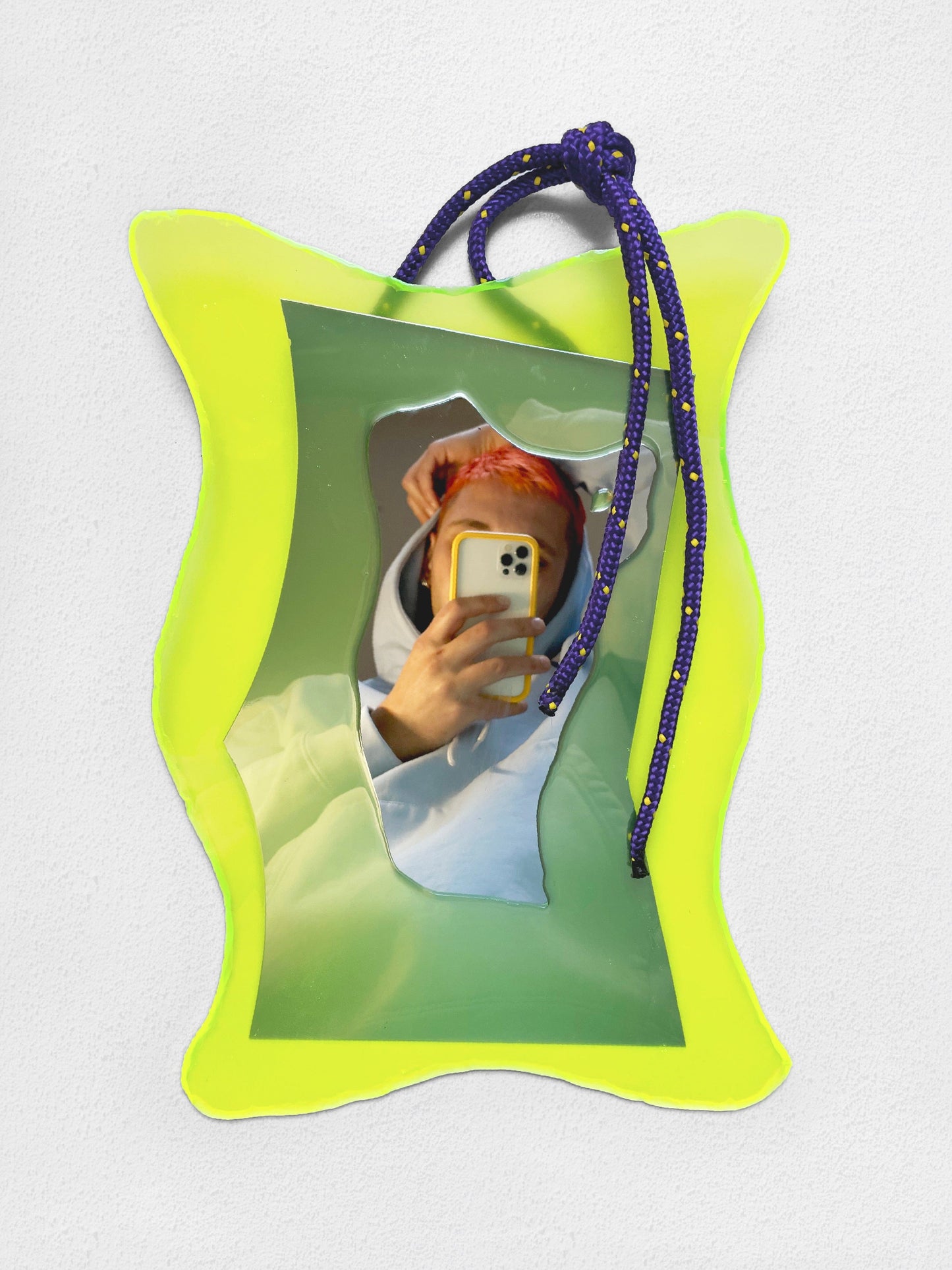 Yellow Medium Mirror-STEFANIA RUGGIERO-APOC STORE