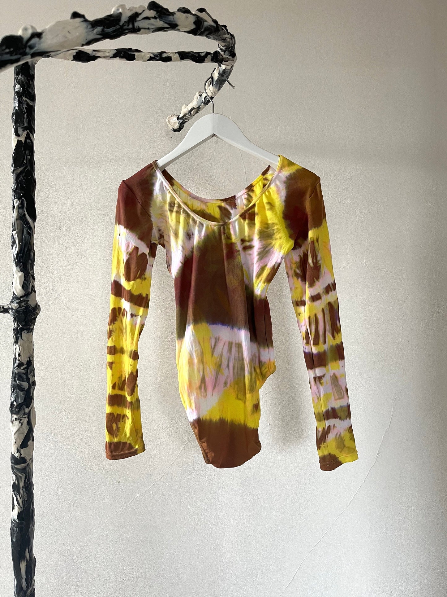 Hand Dyed Bodysuit Multicolour-Celia Calderón Asensio-APOC STORE