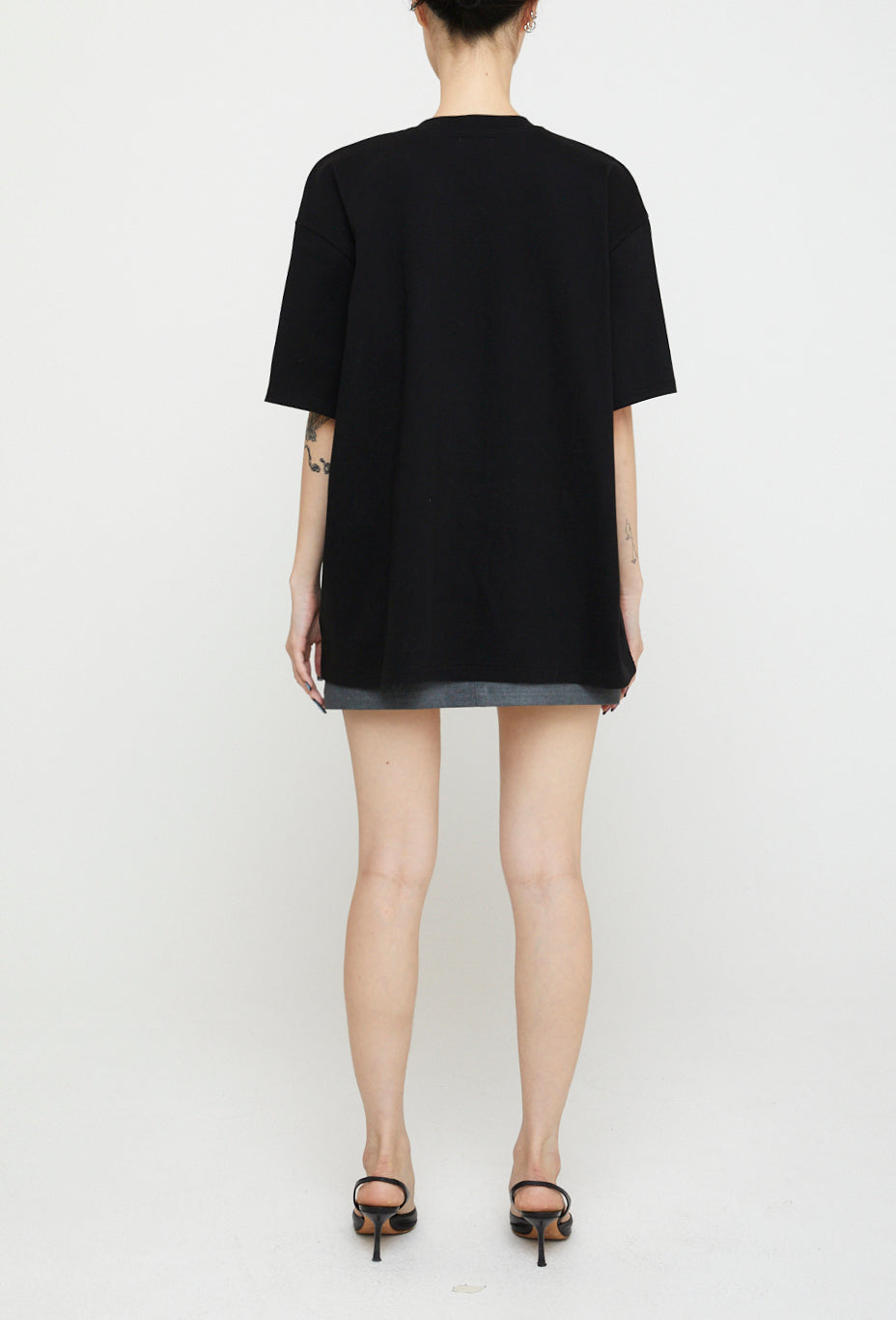 Heart Tee Black-Nibgnus-APOC STORE