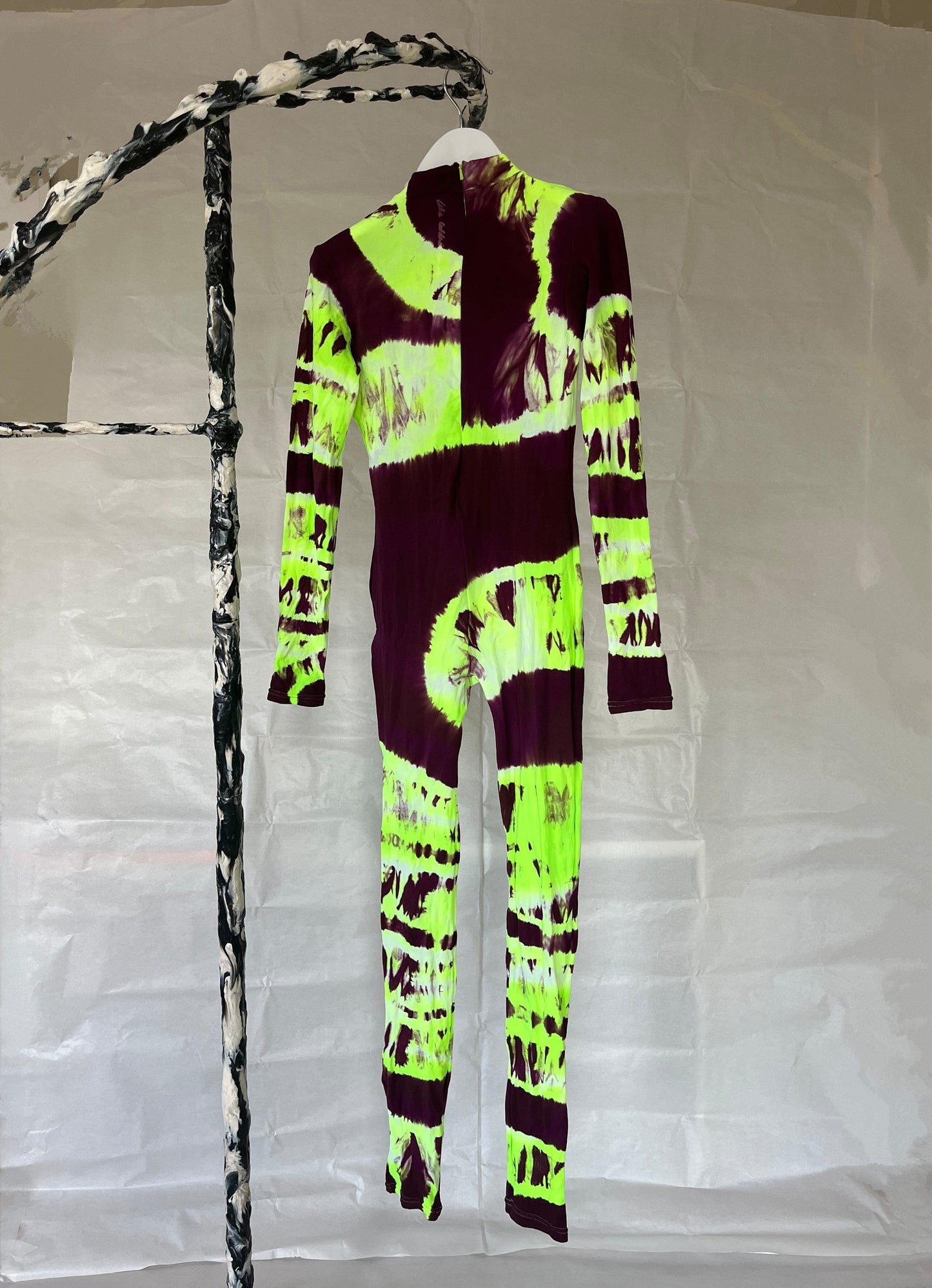 Multicolour Hand Dyed Catsuit-Celia Calderón Asensio-APOC STORE