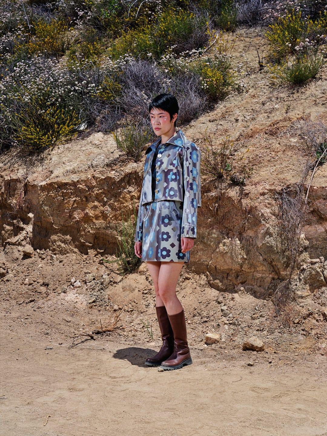 Mini A-Line Dress-Leeann Huang-APOC STORE