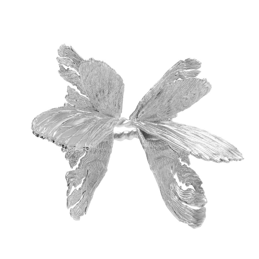 Silver Broken Moth Wings Ring-Ancient Future-APOC STORE