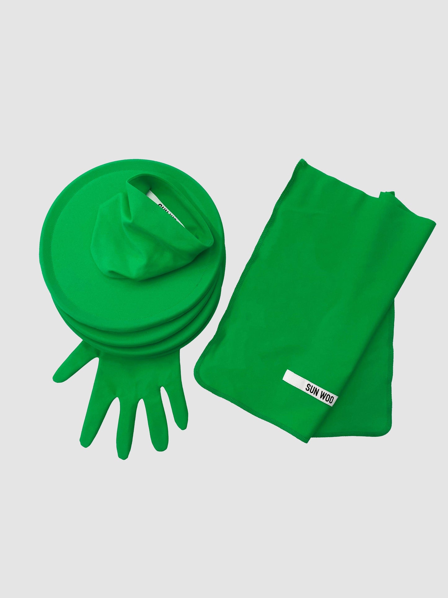 Spinach Green Discs Glove-Sun Woo-APOC STORE