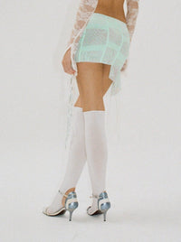 Laced mini skirt-Nastyamasha-APOC STORE