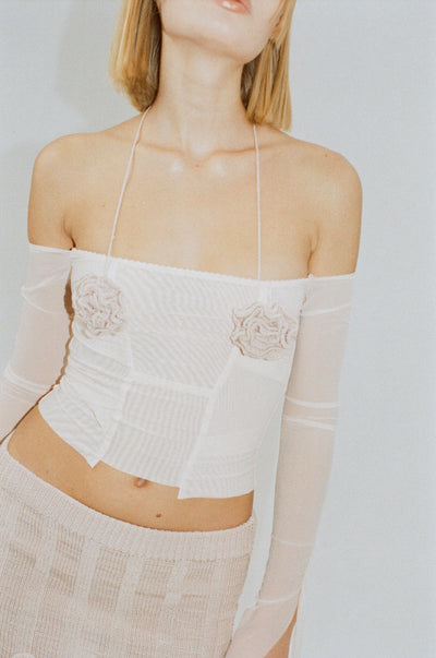 Knitted micro bra-Nastyamasha-APOC STORE