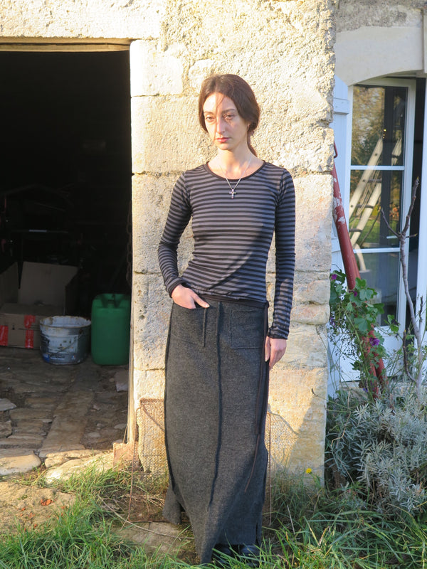Kali skirt grey-ATH-APOC STORE