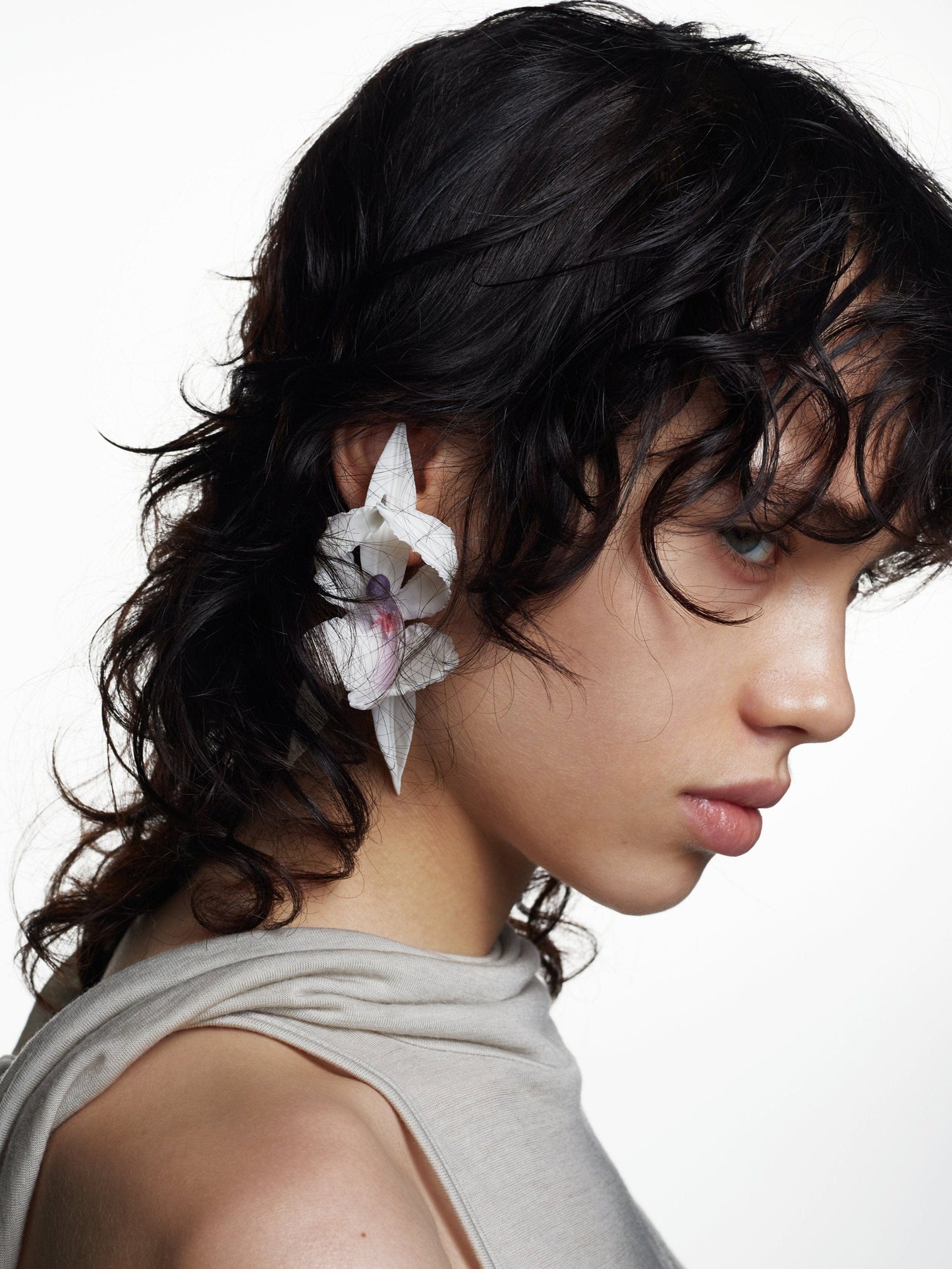 Ballerina Orchid Earrings-Baggira-APOC STORE