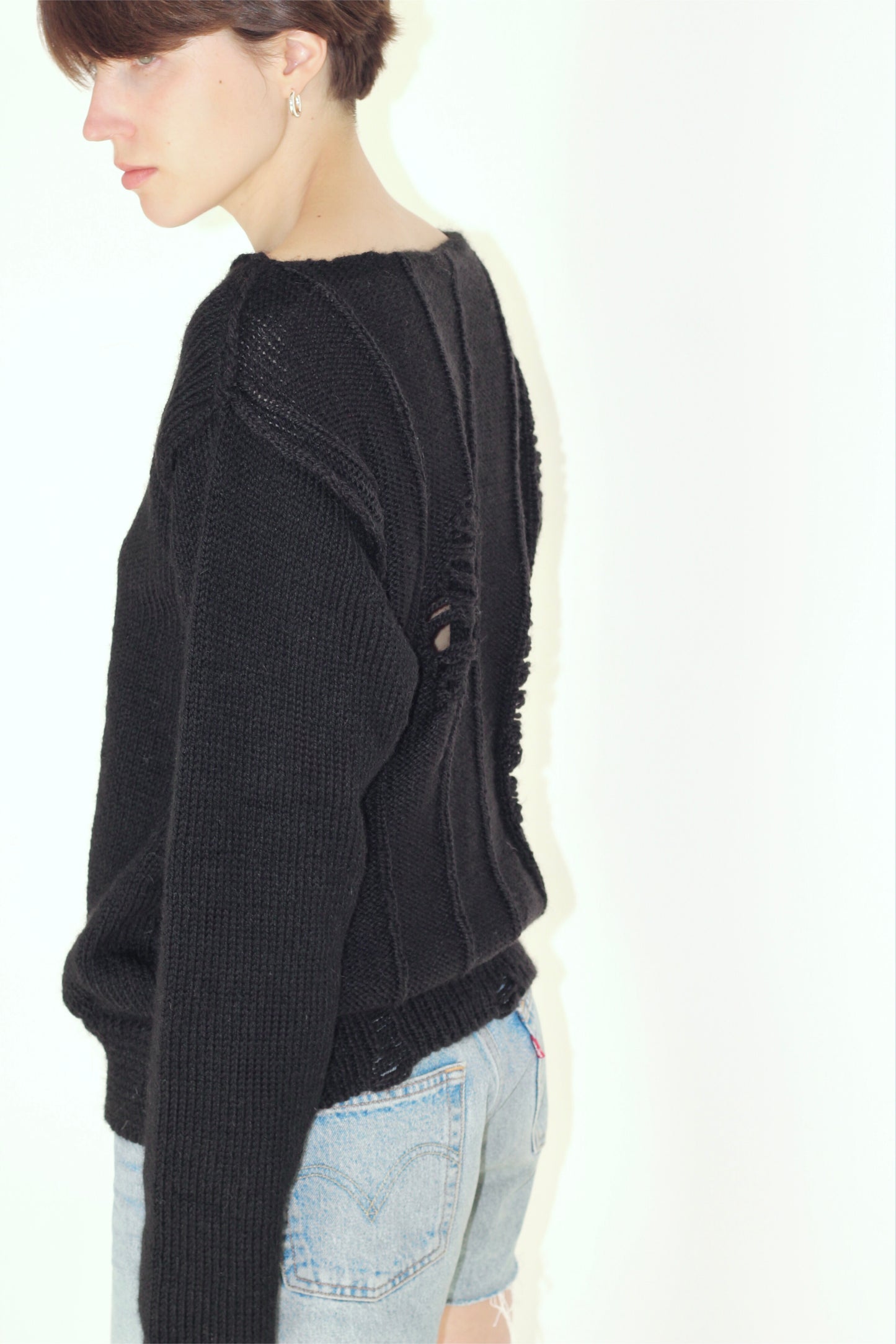 "Raw Elegance" Men's sweater-V4K-APOC STORE
