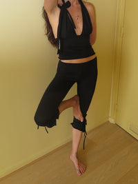 Clarita capri black-ATH-APOC STORE