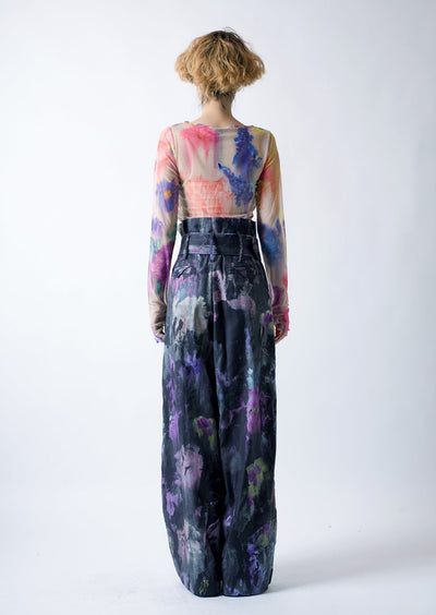 "Nordic garden" tattoo top-KAWAkEY-APOC STORE