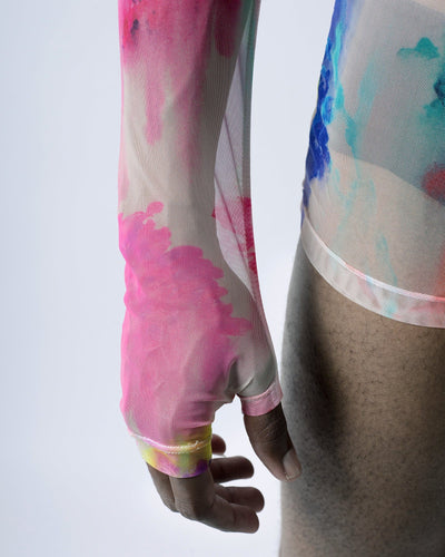 "Nordic garden" tattoo top-KAWAkEY-APOC STORE