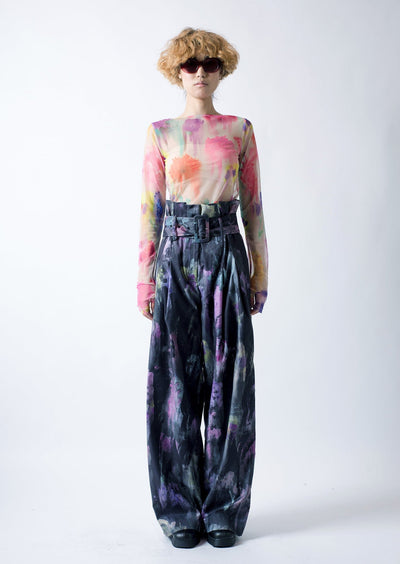 "Nordic garden" tattoo top-KAWAkEY-APOC STORE