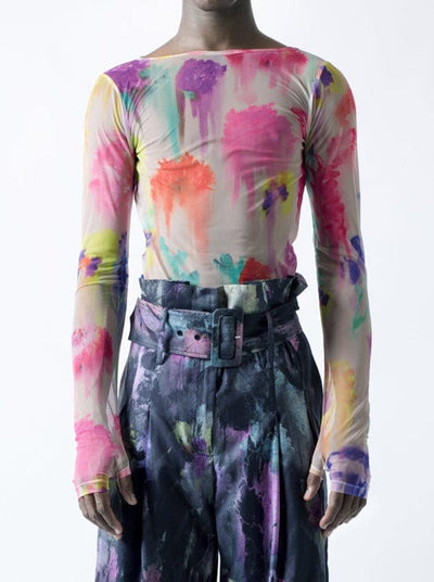 "Nordic garden" tattoo top-KAWAkEY-APOC STORE