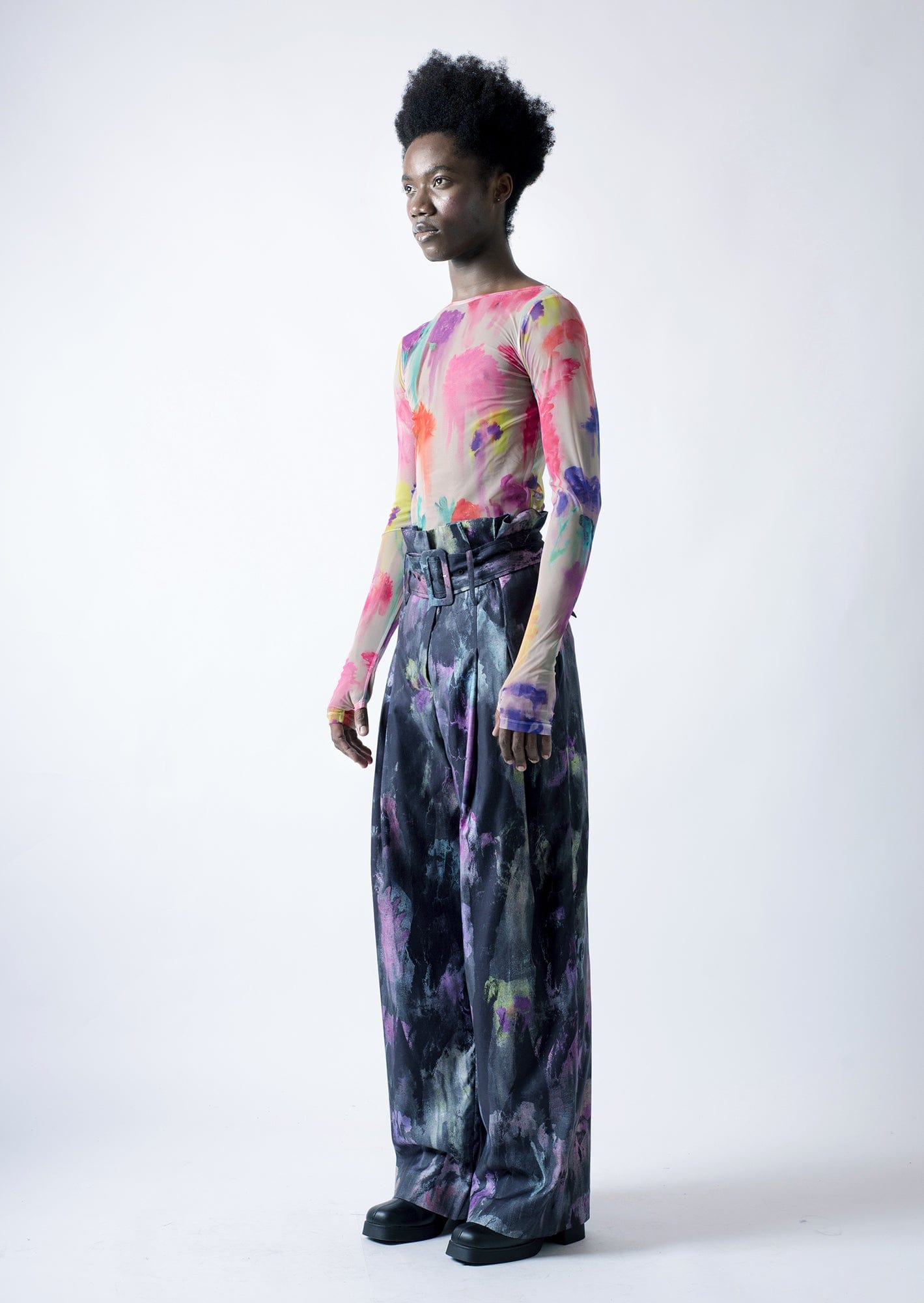 "Nordic garden" tattoo top-KAWAkEY-APOC STORE