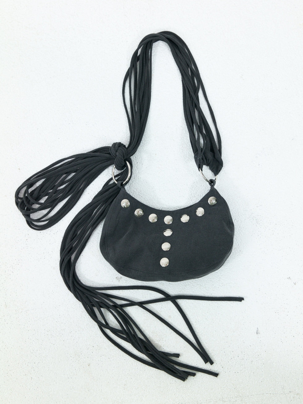 T string bag mini charcoal-Nibgnus-APOC STORE