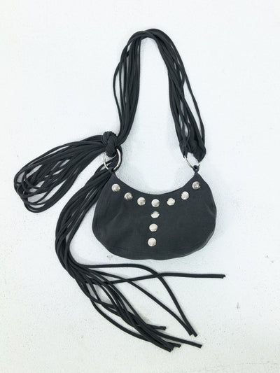 T string bag mini charcoal-Nibgnus-APOC STORE
