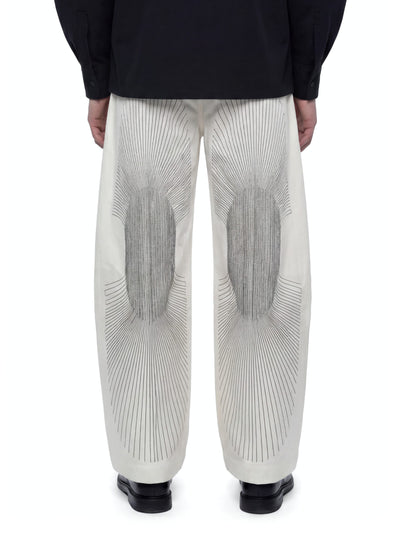 Wide Leg Embroidered Trousers-harri-APOC STORE
