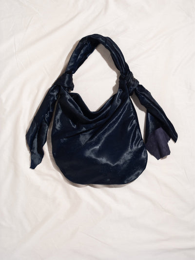 BB Sack in Navy Hair-on-Hide-Pedro Trindade-APOC STORE