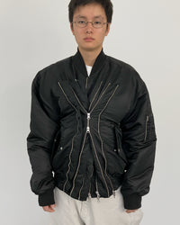 MULTI ZIP MA-1 BLACK-EGNARTS-APOC STORE