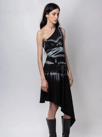 Lingerie dress black-Kenza Iatrides-APOC STORE