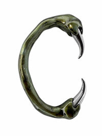 Green cuff with spikes-CASPER DIY-APOC STORE