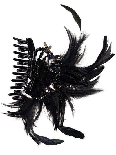 Feather Hair Clip-Lou de Bètoly-APOC STORE