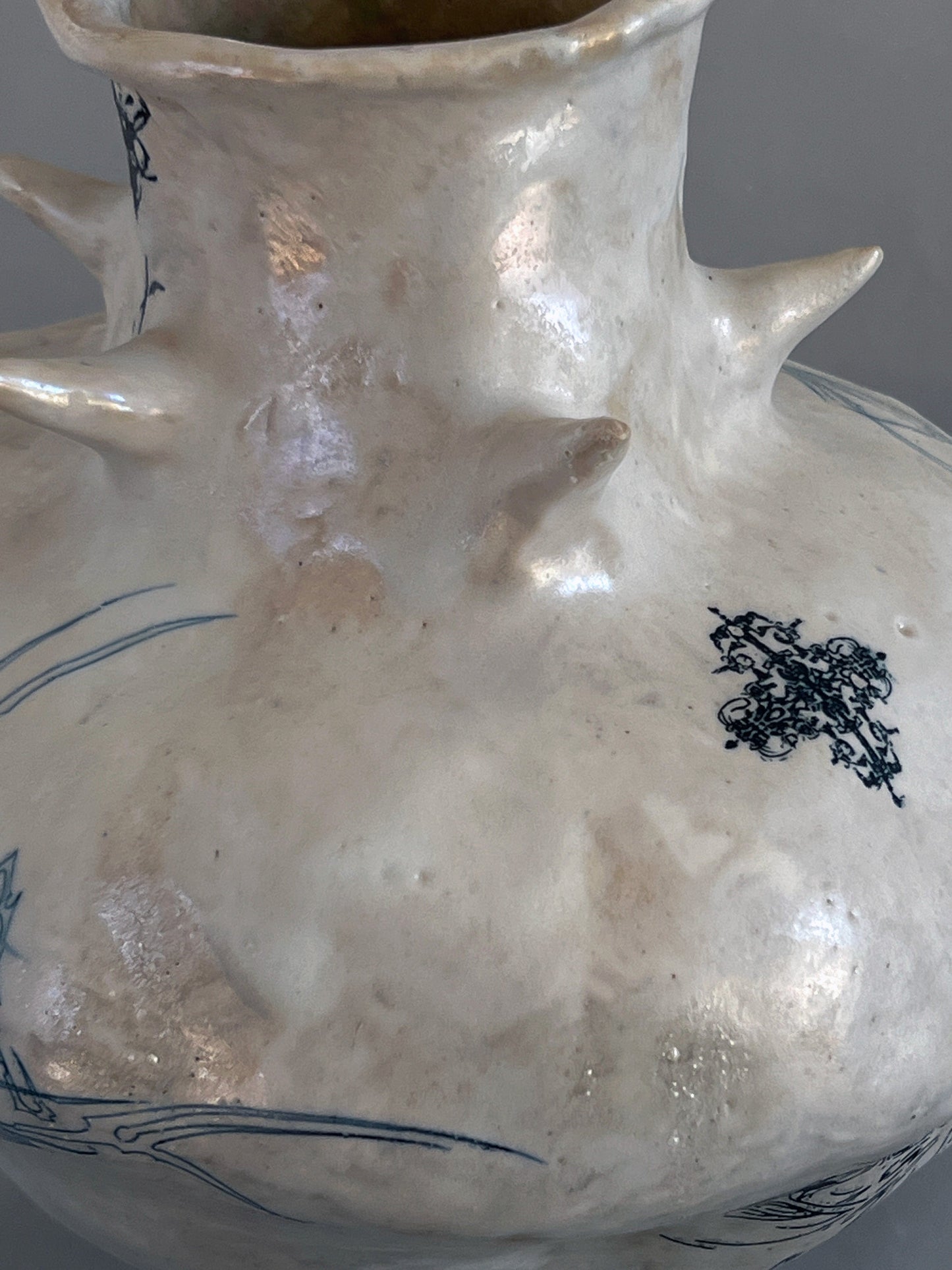 Spiked Pearl Vase-54.43_20.30-APOC STORE