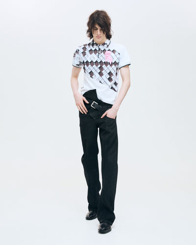 Crumple Brooch Black-Onrushw23fh-APOC STORE