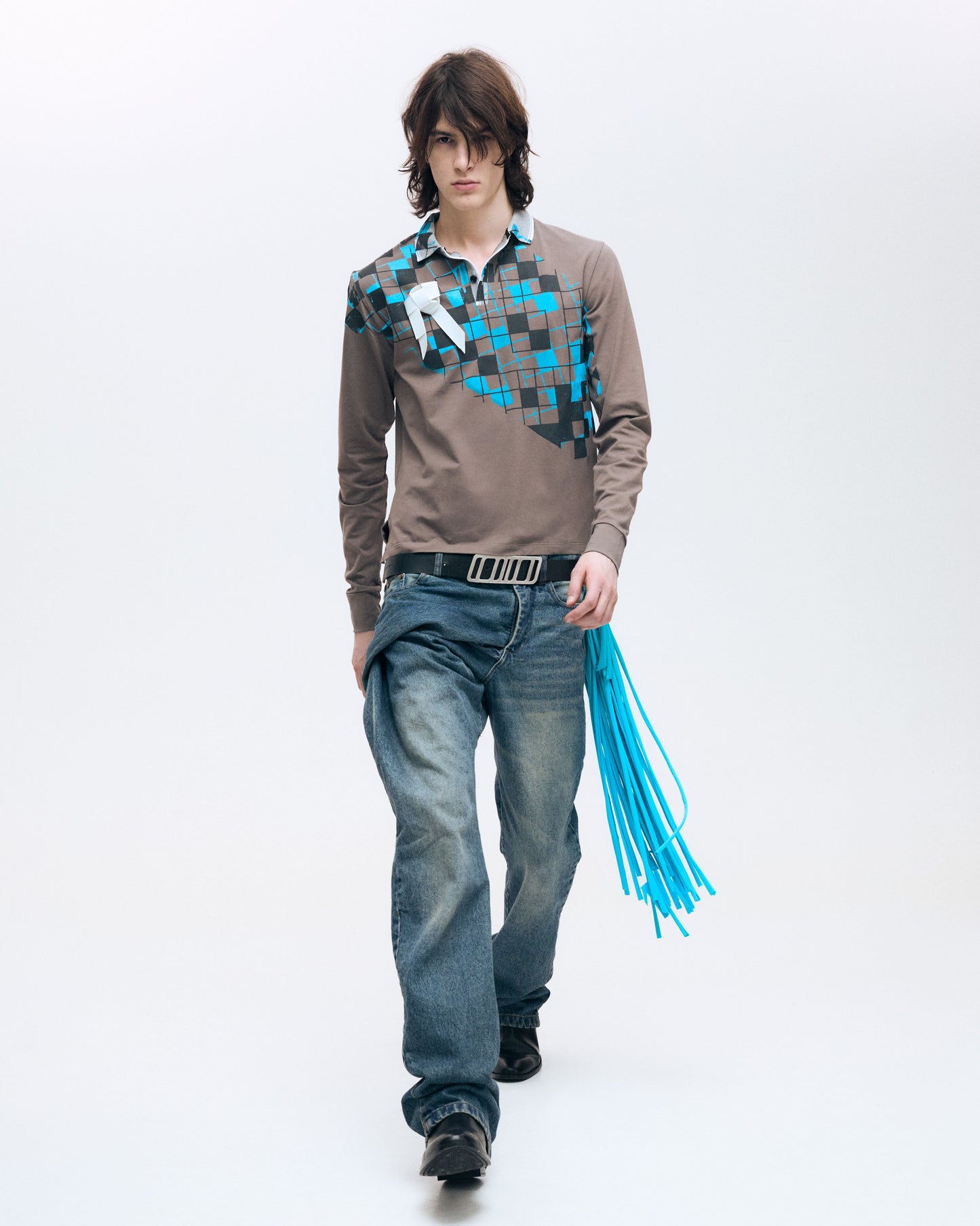 Cumple Brooch White-Onrushw23fh-APOC STORE