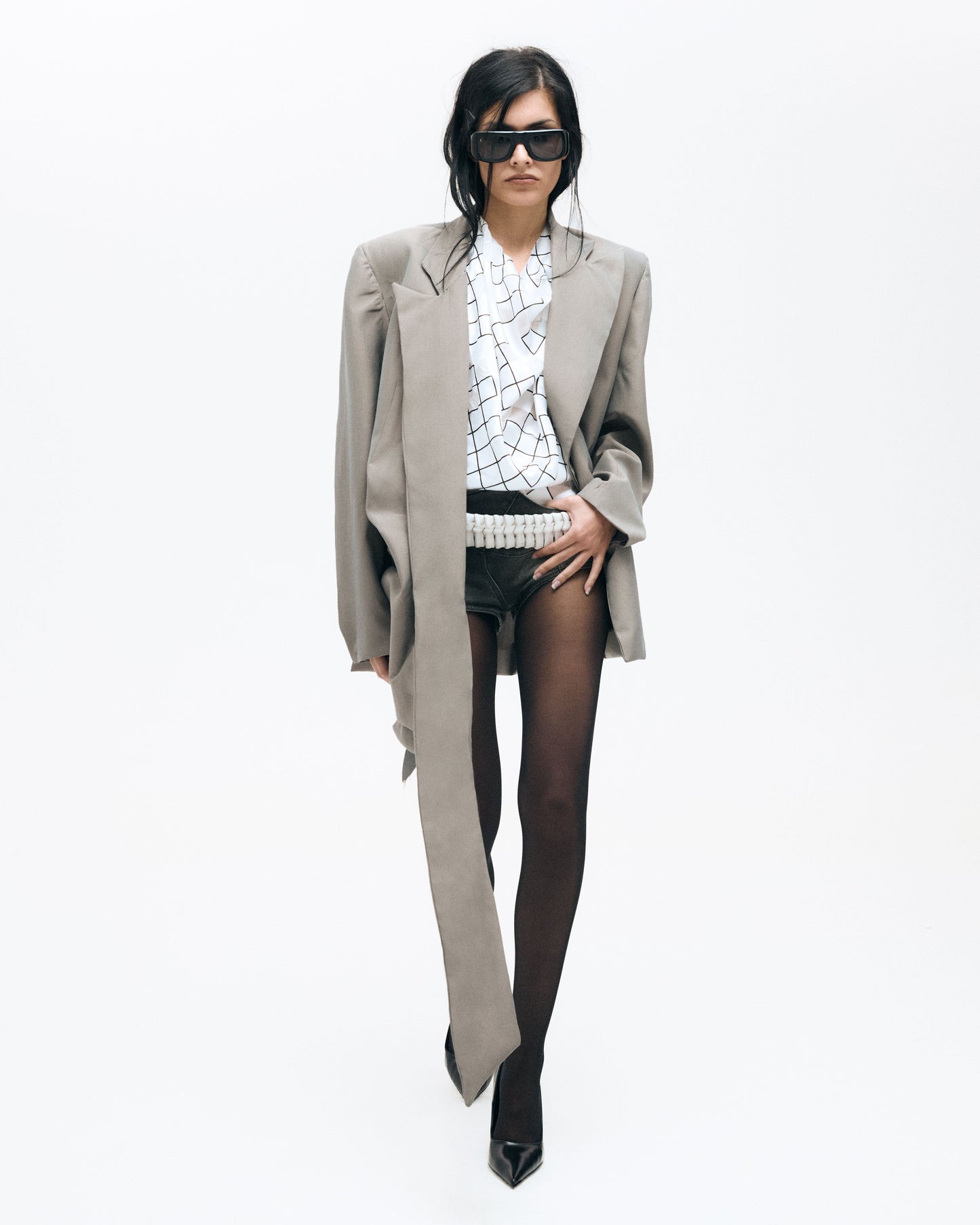 Braided Strap - Ivory-Onrushw23fh-APOC STORE