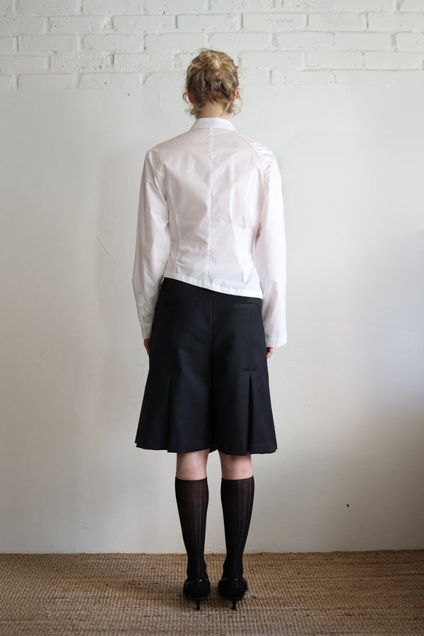 Twist Shirt - White-Julye Han-APOC STORE