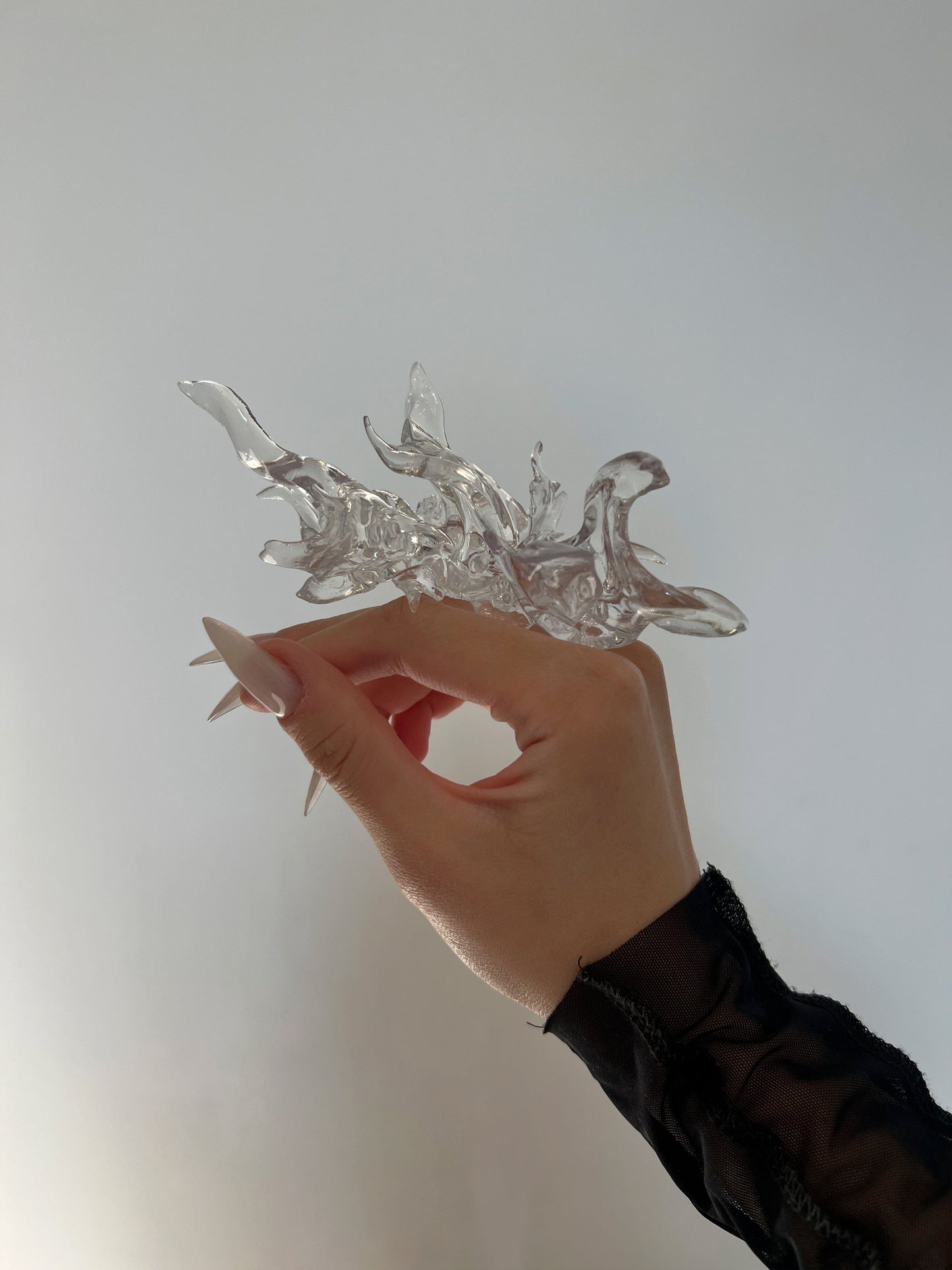 Transparent Coral Ring-WHYNOEN-APOC STORE