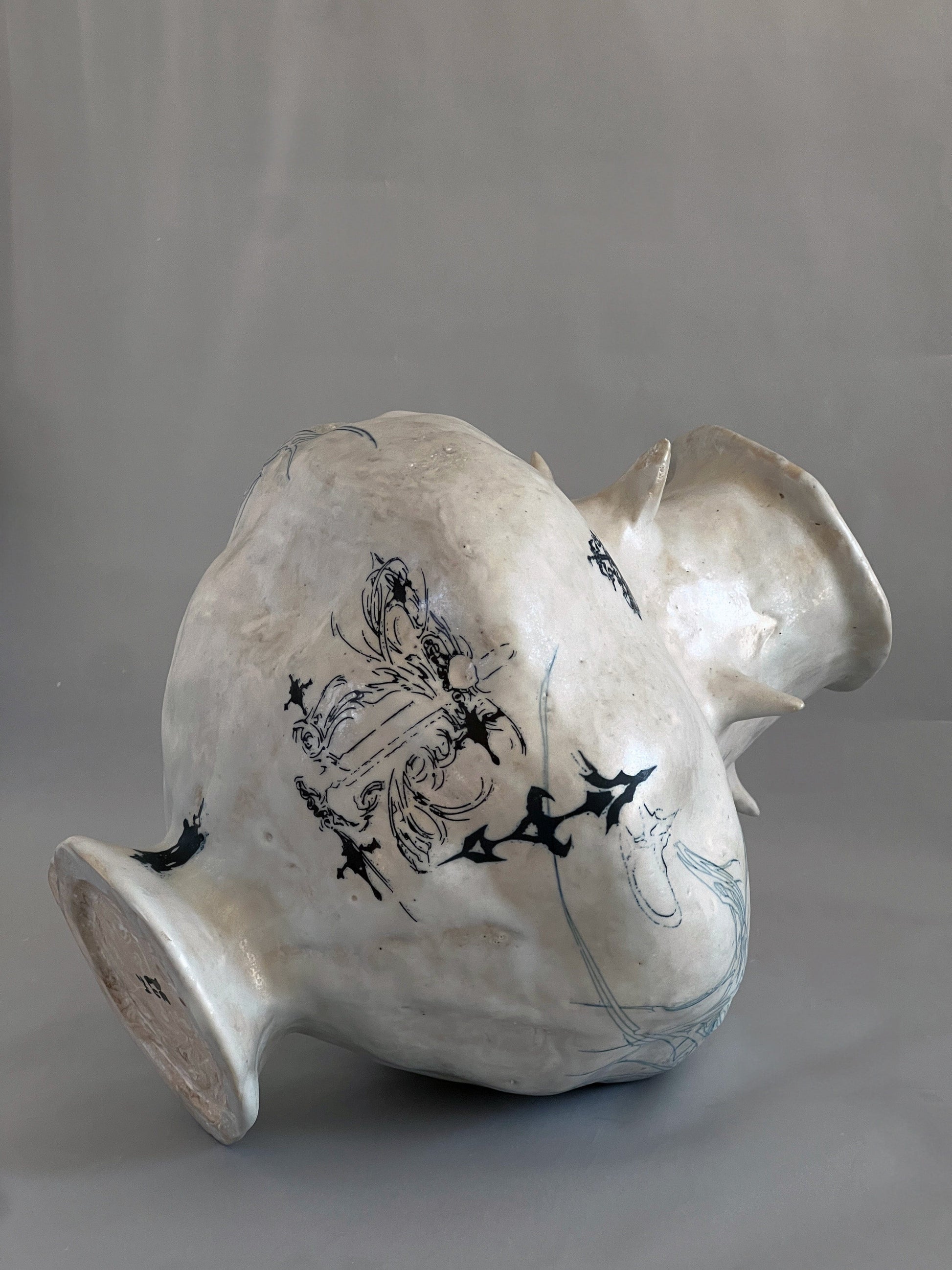 Spiked Pearl Vase-54.43_20.30-APOC STORE