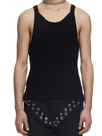 Cable Knit Tank-XIMONLEE-APOC STORE