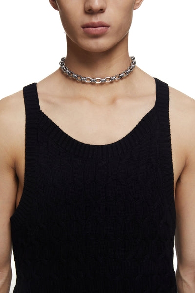 Cable Knit Tank-XIMONLEE-APOC STORE