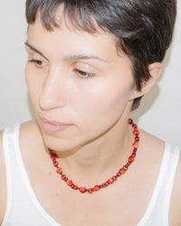 Orb Mini Necklace Red-Clara Schweers-APOC STORE