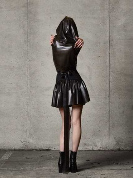 Pleated Mini Skirt-Shers Studios-APOC STORE