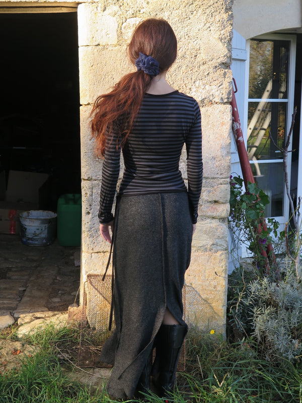 Hazel top striped-ATH-APOC STORE