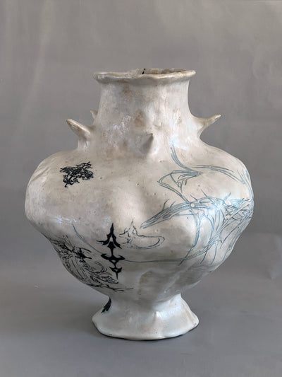 Spiked Pearl Vase-54.43_20.30-APOC STORE