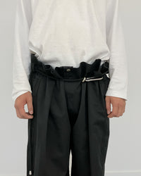 ADJUSTABLE CARABINER PANTS BLACK-EGNARTS-APOC STORE