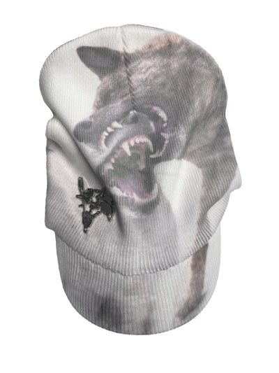 Dog kissing beanie cap-ALA TIANAN-APOC STORE