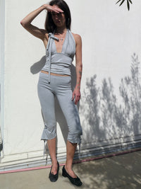 Clarita capri grey-ATH-APOC STORE